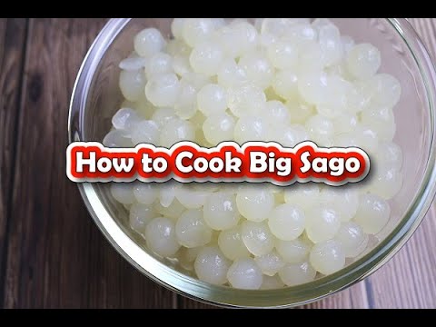 How to cook Sago Pearls