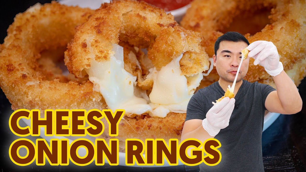 Cheesy Onion Rings